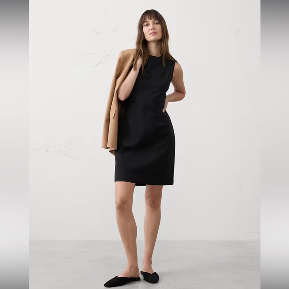 NWT - Banana Republic Seamed Sheath Dress